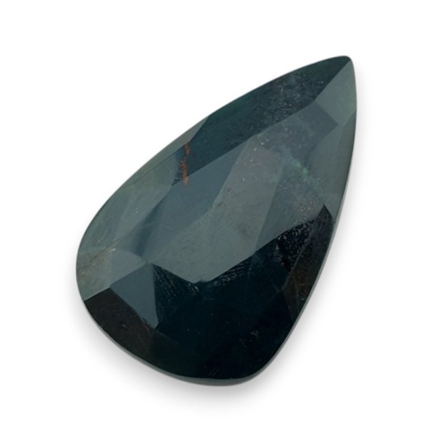 Bloodstone faceted cabochon 32x19 mm no 19