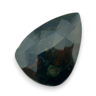 Bloodstone faceted cabochon 32x23 mm no 26
