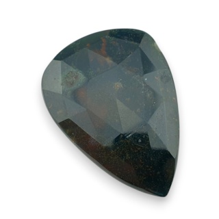 Bloodstone faceted cabochon 32x23 mm no 26