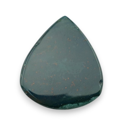 Bloodstone faceted cabochon 32x27 mm no 28