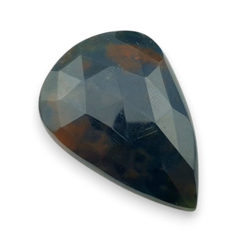 Bloodstone faceted cabochon 33x24 mm no 13 Bloodstone faceted cabochon 33x24 mm no 13