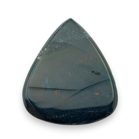 Bloodstone faceted cabochon 33x28 mm no 2 Bloodstone faceted cabochon 33x28 mm no 2