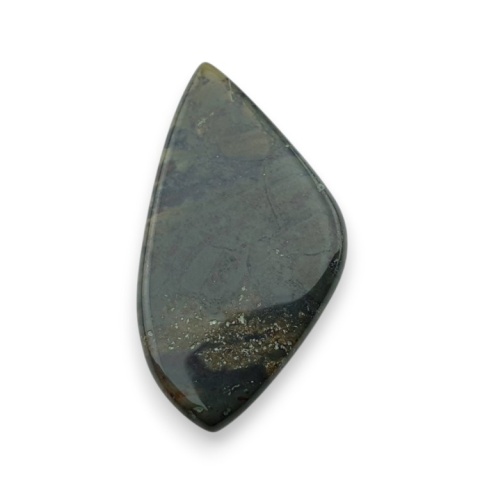 Bloodstone faceted cabochon 34x19 mm no 6 Bloodstone faceted cabochon 34x19 mm no 6
