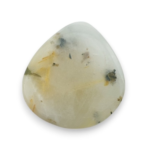 Quartz with rutile faceted cabochon 26x23 mm no 11 Quartz with rutile faceted cabochon 26x23 mm no 11