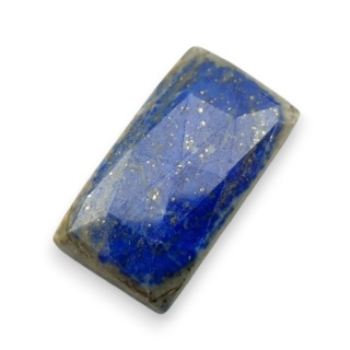 Lapis lazuli faceted cabochon 22x12 mm no 21