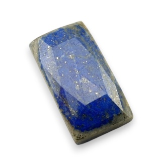 Lapis lazuli faceted cabochon 22x12 mm no 21