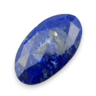 Lapis lazuli faceted cabochon 25x14 mm no 35