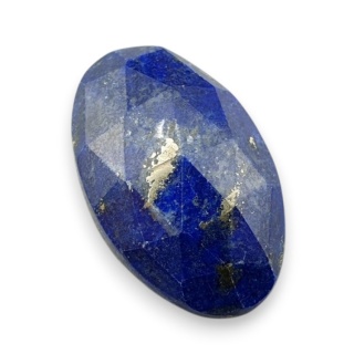 Lapis lazuli faceted cabochon 25x15 mm no 31