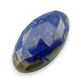 Lapis lazuli faceted cabochon 26x14 mm no 39