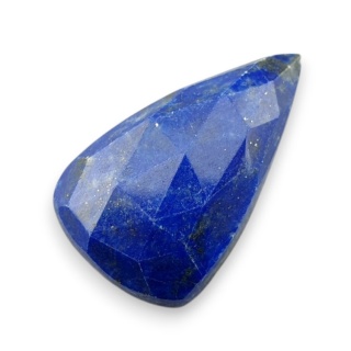 Lapis lazuli faceted cabochon 26x15 mm no 28