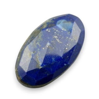 Lapis lazuli faceted cabochon 26x15 mm no 38