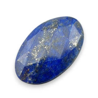 Lapis lazuli faceted cabochon 27x17 mm no 32