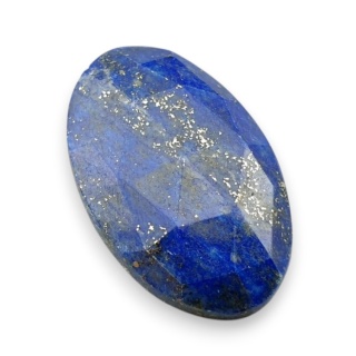 Lapis lazuli faceted cabochon 27x17 mm no 32