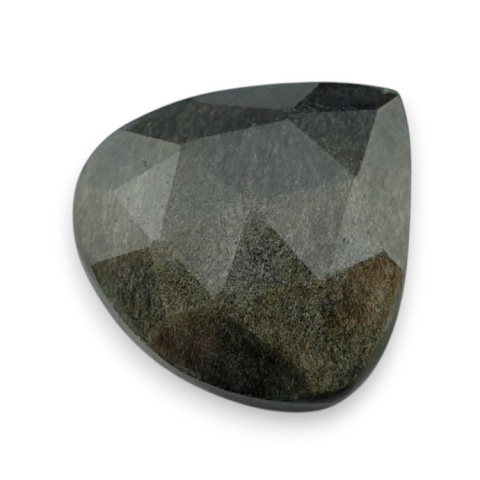 Gold obsidian faceted cabochon 21x20 mm no 45 Gold obsidian faceted cabochon 21x20 mm no 45