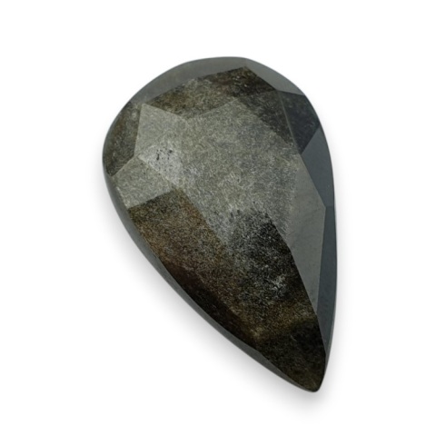 Gold obsidian faceted cabochon 27x17 mm no 46 Gold obsidian faceted cabochon 27x17 mm no 46