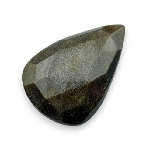 Gold obsidian faceted cabochon 27x18 mm no 42 Gold obsidian faceted cabochon 27x18 mm no 42