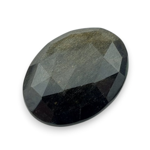 Gold obsidian faceted cabochon 27x20 mm no 26 Gold obsidian faceted cabochon 27x20 mm no 26