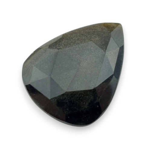 Gold obsidian faceted cabochon 27x21 mm no 22 Gold obsidian faceted cabochon 27x21 mm no 22