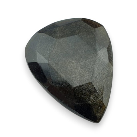 Gold obsidian faceted cabochon 27x21 mm no 22 Gold obsidian faceted cabochon 27x21 mm no 22