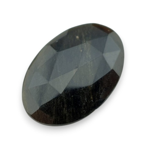 Gold obsidian faceted cabochon 28x19 mm no 20 Gold obsidian faceted cabochon 28x19 mm no 20