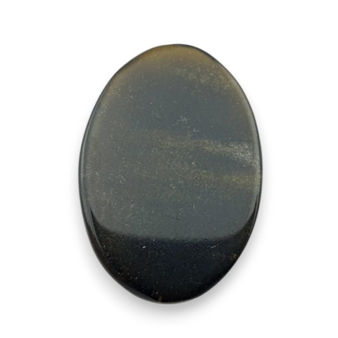 Gold obsidian faceted cabochon 28x19 mm no 7 Gold obsidian faceted cabochon 28x19 mm no 7