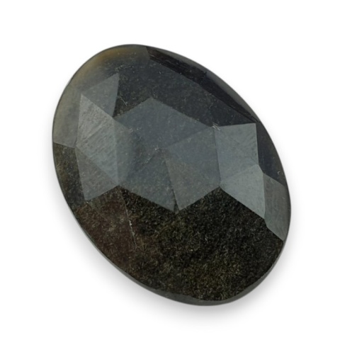 Gold obsidian faceted cabochon 28x20 mm no 29 Gold obsidian faceted cabochon 28x20 mm no 29