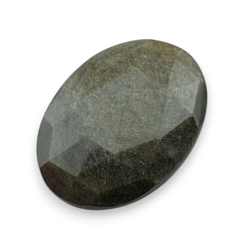 Gold obsidian faceted cabochon 28x20 mm no 32 Gold obsidian faceted cabochon 28x20 mm no 32
