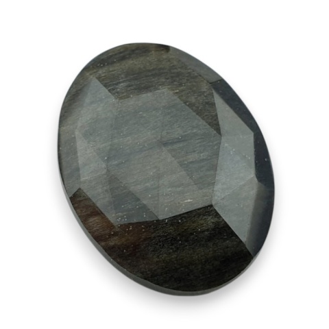 Gold obsidian faceted cabochon 28x21 mm no 23 Gold obsidian faceted cabochon 28x21 mm no 23