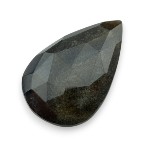 Gold obsidian faceted cabochon 29x18 mm no 38 Gold obsidian faceted cabochon 29x18 mm no 38