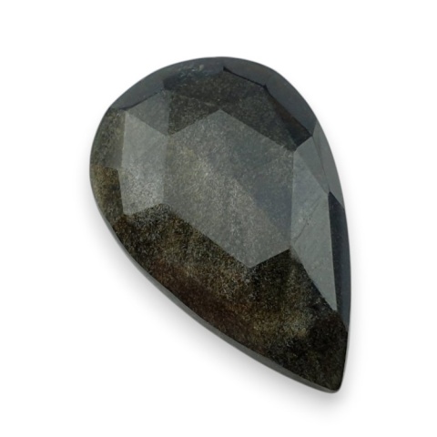 Gold obsidian faceted cabochon 29x18 mm no 38 Gold obsidian faceted cabochon 29x18 mm no 38