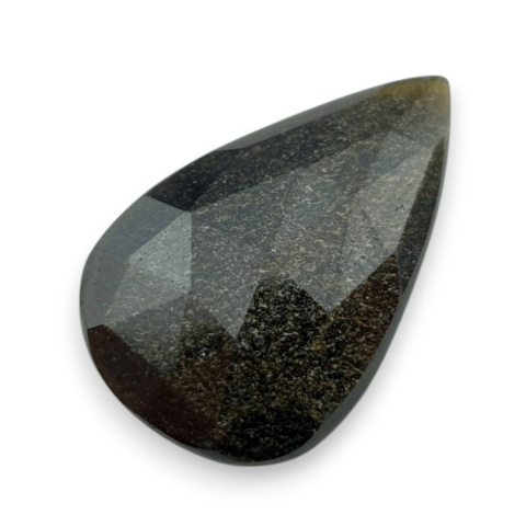 Gold obsidian faceted cabochon 29x19 mm no 34 Gold obsidian faceted cabochon 29x19 mm no 34