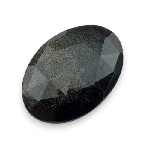 Gold obsidian faceted cabochon 29x20 mm no 24 Gold obsidian faceted cabochon 29x20 mm no 24
