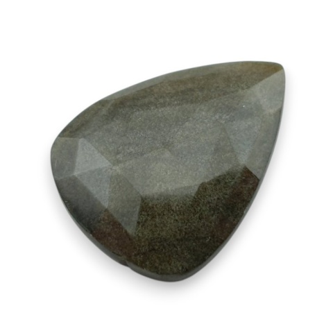 Gold obsidian faceted cabochon 29x21 mm no 8 Gold obsidian faceted cabochon 29x21 mm no 8