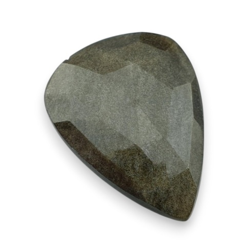 Gold obsidian faceted cabochon 29x21 mm no 8 Gold obsidian faceted cabochon 29x21 mm no 8