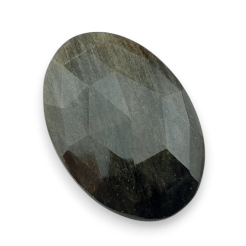 Gold obsidian faceted cabochon 30x20 mm no 30 Gold obsidian faceted cabochon 30x20 mm no 30