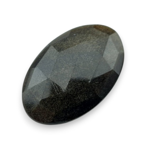 Gold obsidian faceted cabochon 30x20 mm no 41 Gold obsidian faceted cabochon 30x20 mm no 41