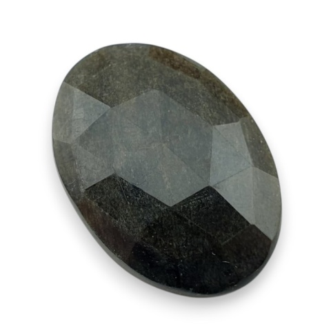 Gold obsidian faceted cabochon 30x21 mm no 28 Gold obsidian faceted cabochon 30x21 mm no 28
