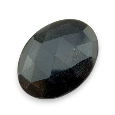 Gold obsidian faceted cabochon 30x22 mm no 13 Gold obsidian faceted cabochon 30x22 mm no 13