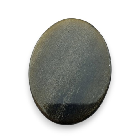 Gold obsidian faceted cabochon 30x22 mm no 13 Gold obsidian faceted cabochon 30x22 mm no 13