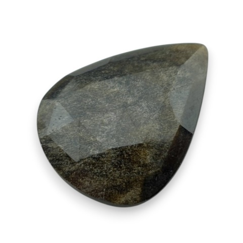 Gold obsidian faceted cabochon 30x23 mm no 27 Gold obsidian faceted cabochon 30x23 mm no 27