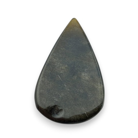Gold obsidian faceted cabochon 31x19 mm no 21 Gold obsidian faceted cabochon 31x19 mm no 21