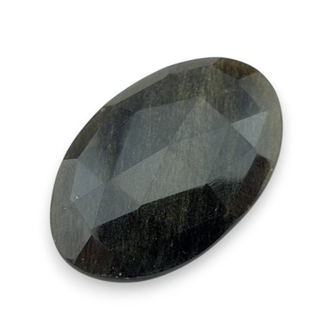 Gold obsidian faceted cabochon 31x20 mm no 16 Gold obsidian faceted cabochon 31x20 mm no 16