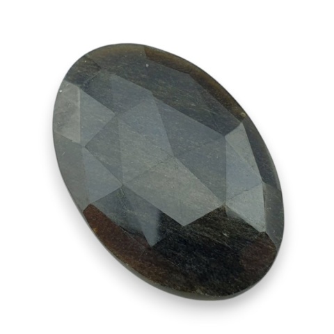 Gold obsidian faceted cabochon 31x20 mm no 16 Gold obsidian faceted cabochon 31x20 mm no 16