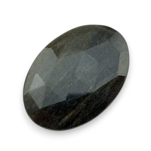 Gold obsidian faceted cabochon 33x23 mm no 36 Gold obsidian faceted cabochon 33x23 mm no 36