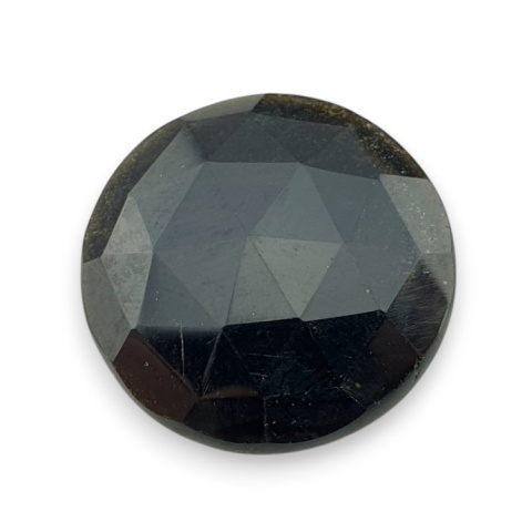 Gold obsidian faceted cabochon fi 27 mm no 4 Gold obsidian faceted cabochon fi 27 mm no 4