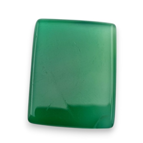 Green onyx faceted cabochon 20x16 mm no 59 Green onyx faceted cabochon 20x16 mm no 59