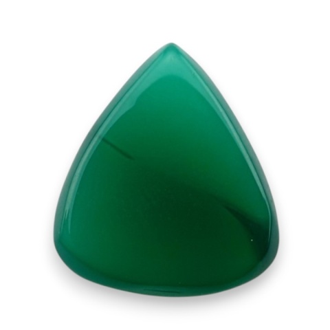 Green onyx faceted cabochon 20x17 mm no 90 Green onyx faceted cabochon 20x17 mm no 90