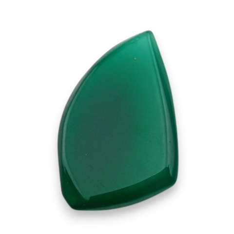 Green onyx faceted cabochon 22x13 mm no 93 Green onyx faceted cabochon 22x13 mm no 93