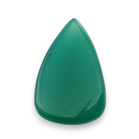 Green onyx faceted cabochon 23x15 mm no 67 Green onyx faceted cabochon 23x15 mm no 67