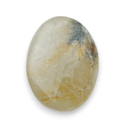 Quartz with rutile faceted cabochon 20x15 mm no 94 Quartz with rutile faceted cabochon 20x15 mm no 94